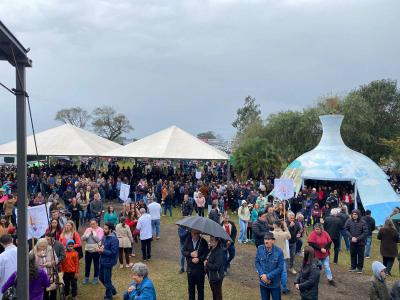 Missa em louvor ao Bom Jesus em Campo Mendes teve o Pároco Sebastião presidindo com liturgia da Rádio Campo Aberto